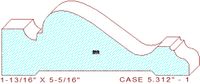 Door/Window Casing 5-5/16" - 1 Door/Window Casing 5-5/16" - 1