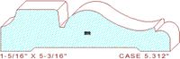 Door/Window Casing 5-5/16" Door/Window Casing 5-5/16"