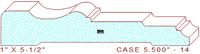 Door/Window Casing 5-1/2" - 14 Door/Window Casing 5-1/2" - 14