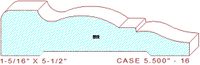 Door/Window Casing 5-1/2" - 16 Door/Window Casing 5-1/2" - 16