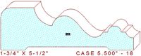 Door/Window Casing 5-1/2" - 18 Door/Window Casing 5-1/2" - 18