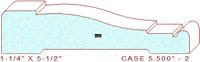 Door/Window Casing 5-1/2" - 2 Door/Window Casing 5-1/2" - 2