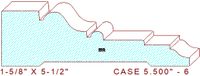 Door/Window Casing 5-1/2" - 6 Door/Window Casing 5-1/2" - 6