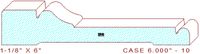 Door/Window Casing 6" - 10 Door/Window Casing 6" - 10
