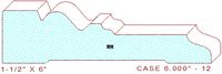 Door/Window Casing 6" - 12 Door/Window Casing 6" - 12
