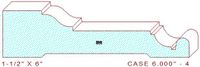 Door/Window Casing 6" - 4 Door/Window Casing 6" - 4
