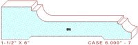 Door/Window Casing 6" - 7 Door/Window Casing 6" - 7