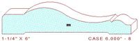 Door/Window Casing 6" - 8 Door/Window Casing 6" - 8