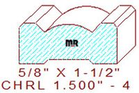 Chair Rail 1-1/2" - 4