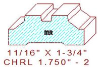 Chair Rail 1-3/4" - 2 Chair Rail 1-3/4" - 2