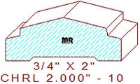 Chair Rail 2" - 10
