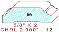 Chair Rail 2" - 12