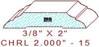 Chair Rail 2" - 15