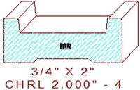 Chair Rail 2" - 4 Chair Rail 2" - 4