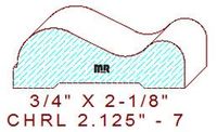 Chair Rail 2-1/8" - 7