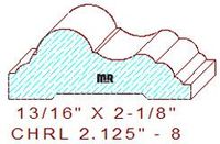 Chair Rail 2-1/8" - 8