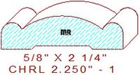 Chair Rail 2-1/4" - 1 Chair Rail 2-1/4" - 1