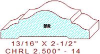 Chair Rail 2-1/2" - 14