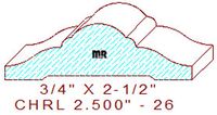 Chair Rail 2-1/2" - 26
