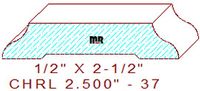 Chair Rail 2-1/2" - 37
