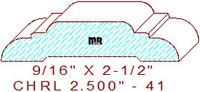 Chair Rail 2-1/2" - 41