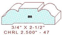 Chair Rail 2-1/2" - 47