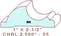 Chair Rail 2-1/2" - 55