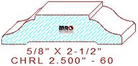 Chair Rail 2-1/2" - 60 Chair Rail 2-1/2" - 60