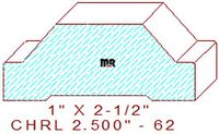 Chair Rail 2-1/2" - 62