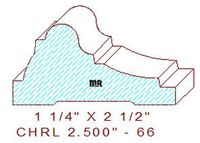 Chair Rail 2-1/2" - 66 Chair Rail 2-1/2" - 66