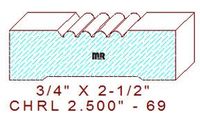 Chair Rail 2-1/2" - 69 