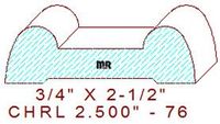 Chair Rail 2-1/2" - 76 Chair Rail 2-1/2" - 76