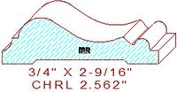 Chair Rail 2-9/16" Chair Rail 2-9/16"