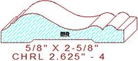 Chair Rail 2-5/8" - 4
