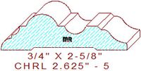 Chair Rail 2-5/8" - 5 Chair Rail 2-5/8" - 5