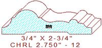 Chair Rail 2-3/4" - 12 Chair Rail 2-3/4" - 12