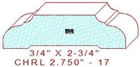 Chair Rail 2-3/4" - 17 Chair Rail 2-3/4" - 17