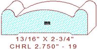Chair Rail 2-3/4" - 19 Chair Rail 2-3/4" - 19