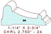 Chair Rail 2-3/4" - 24 Chair Rail 2-3/4" - 24