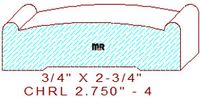 Chair Rail 2-3/4" - 4 Chair Rail 2-3/4" - 4
