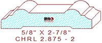 Chair Rail 2-7/8" - 2 Chair Rail 2-7/8" - 2