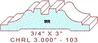 Chair Rail 3" - 103 Chair Rail 3" - 103