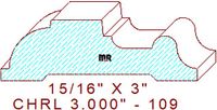 Chair Rail 3" - 109 Chair Rail 3" - 109