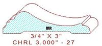 Chair Rail 3" - 27