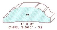 Chair Rail 3" - 32