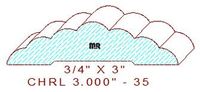 Chair Rail 3" - 35