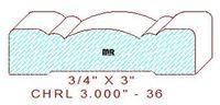 Chair Rail 3" - 36