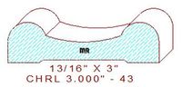 Chair Rail 3" - 43