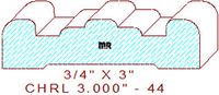 Chair Rail 3" - 44
