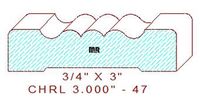 Chair Rail 3" - 47